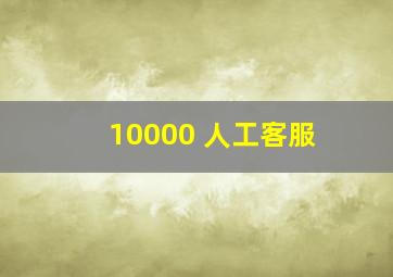 10000 人工客服